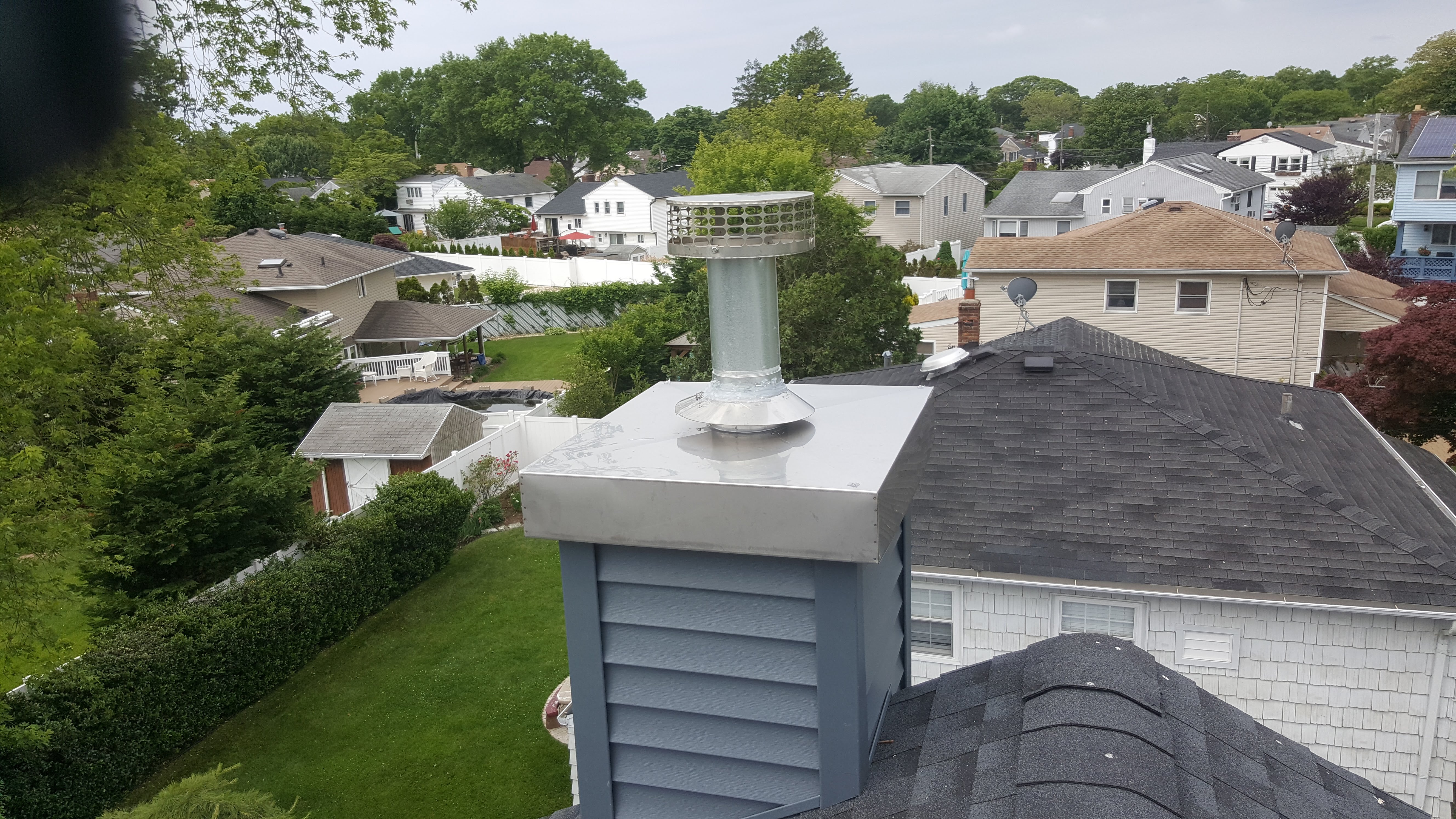 Energy-saving top sealing damper installed in Levittown, New York